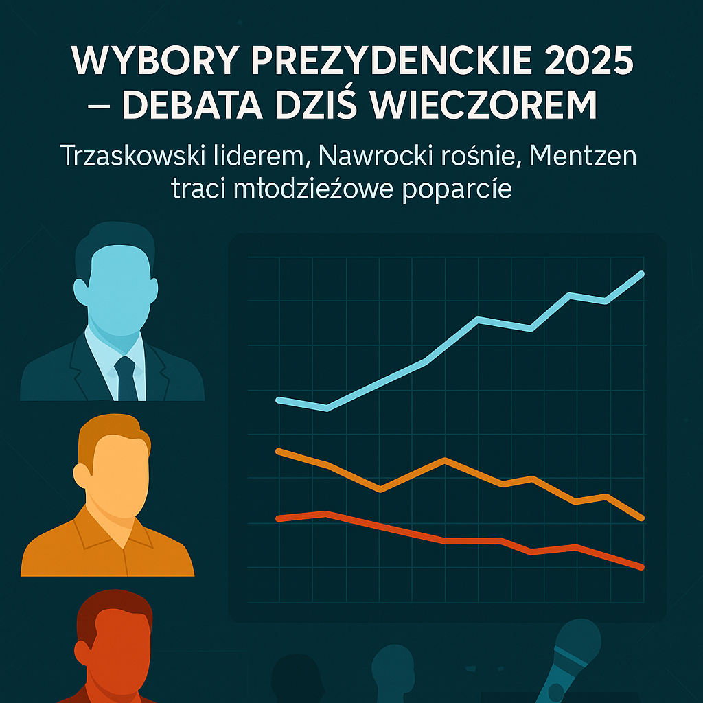 Read more about the article Wybory prezydenckie 2025 – Najnowsze wyniki sondażowe